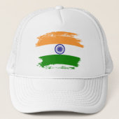 Casquette Drapeau de l'Inde (Devant)