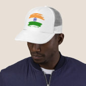 Casquette Drapeau de l'Inde (En situation)