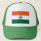 Casquette Drapeau de l'Inde (Devant)