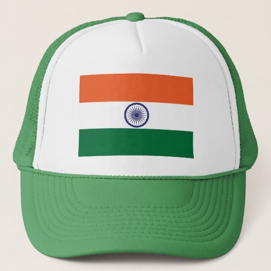 Casquette Drapeau de l'Inde (Devant)