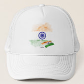 Casquette Drapeau de l'Inde (Devant)