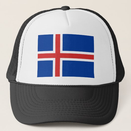 Casquette Drapeau de l'Islande (Devant)