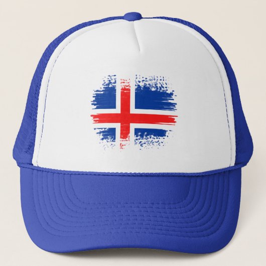 Casquette Drapeau de l'Islande (Devant)