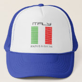 Casquette Drapeau de l'Italie (Devant)