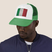 Casquette drapeau de l'Italie (En situation)