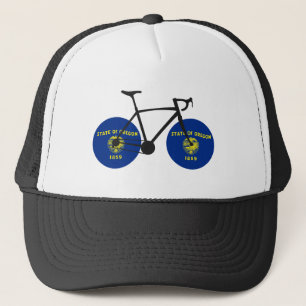 Casquette Drapeau de l'Oregon à vélo