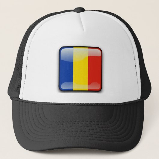 Casquette Drapeau de Moldavie (Devant)