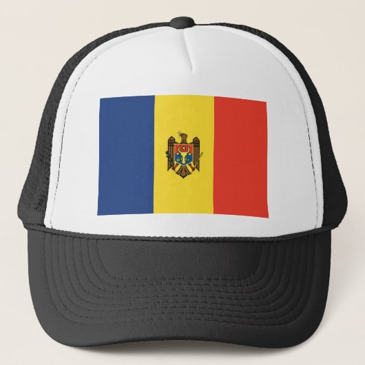 Casquette Drapeau de Moldova (Devant)