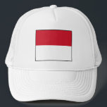 Casquette Drapeau de Monaco<br><div class="desc">Drapeau patriotique de Monaco.</div>
