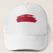 Casquette Drapeau de Monaco (Devant)
