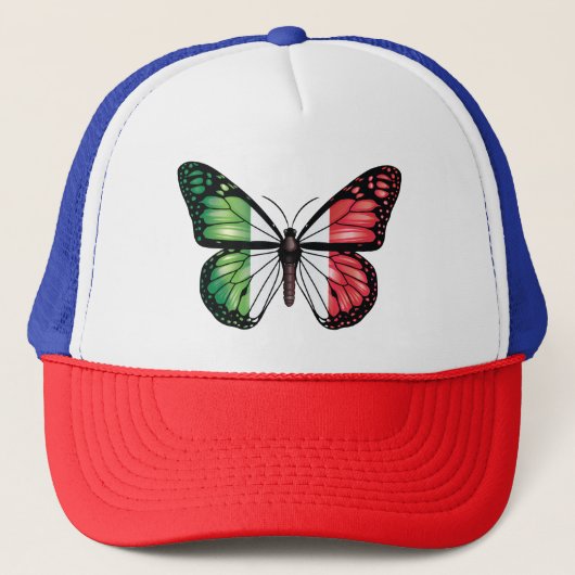 Casquette Drapeau de monarque papillon italien (Devant)