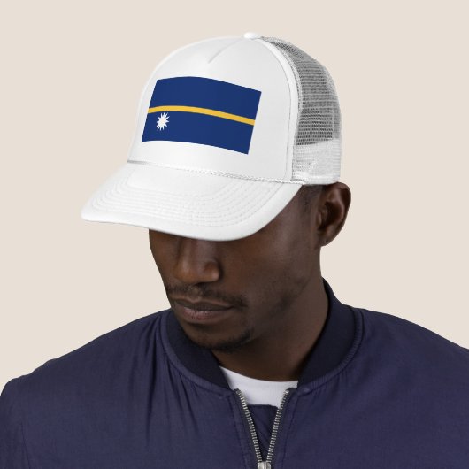 Casquette Drapeau de Nauru (En situation)