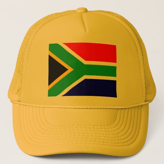 Casquette Drapeau de Nelson Mandela en afrique du sud (Devant)