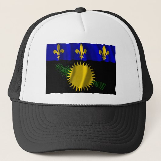 Casquette Drapeau de ondulation de la Guadeloupe (Devant)