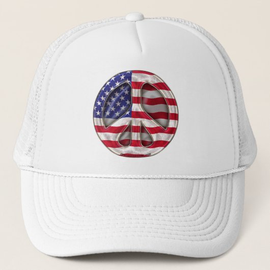 Casquette Drapeau de paix des Etats-Unis (Devant)