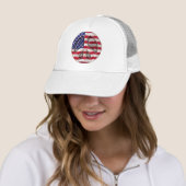 Casquette Drapeau de paix des Etats-Unis (En situation)