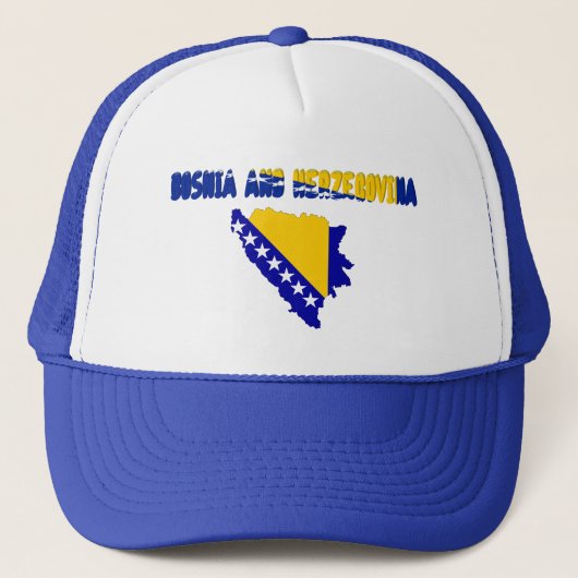 Casquette Drapeau de pays bosnien (Devant)