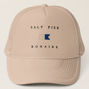 Casquette Drapeau de piqué de Bonaire de pilier de sel alph