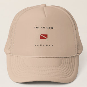 Casquette Drapeau de piqué de scaphandre de San Salvador