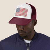Casquette Drapeau de pirate américain (En situation)