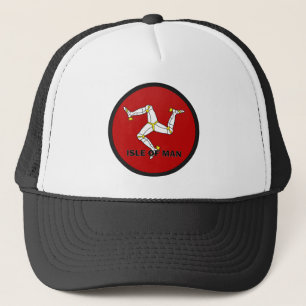 Casquette Drapeau de qualité de rondeau d'île de Man