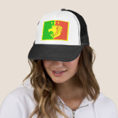 Casquette Drapeau de reggae de Rasta de lion (En situation)