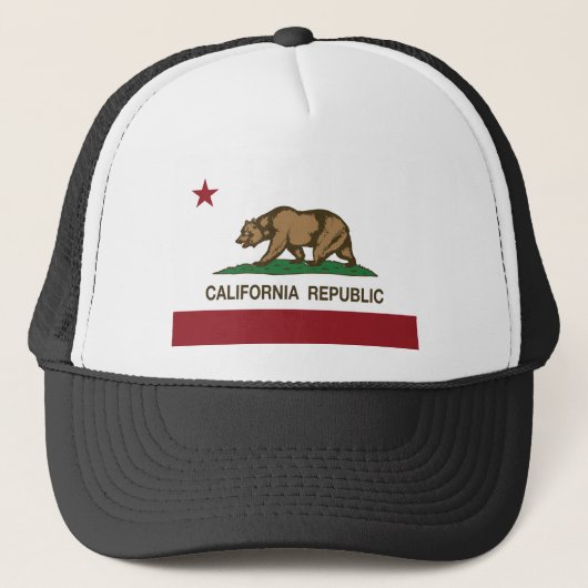 Casquette Drapeau de République de la Californie (Devant)