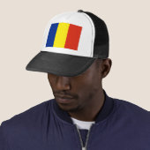 Casquette Drapeau de Roumanie (En situation)