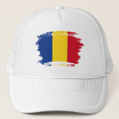 Casquette Drapeau de Roumanie (Devant)