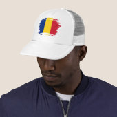 Casquette Drapeau de Roumanie (En situation)