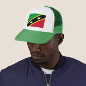 Casquette Drapeau de Saint-Christophe-et-Niévès (En situation)