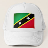 Casquette Drapeau de Saint-Kitts-et-Nevis (Devant)