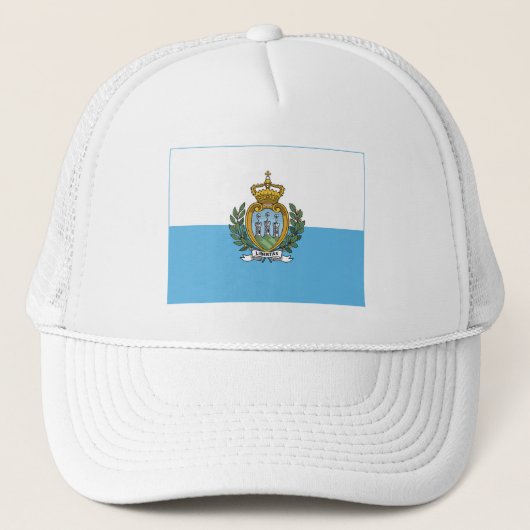 Casquette Drapeau de Saint-Marin (Devant)