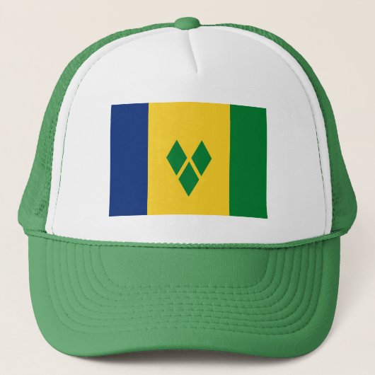 Casquette Drapeau de Saint-Vincent (Devant)