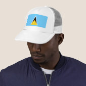 Casquette Drapeau de Sainte-Lucie (En situation)