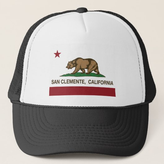 Casquette drapeau de San Clemente la Californie (Devant)
