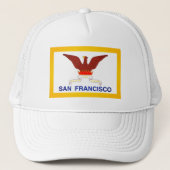 Casquette Drapeau de San Francisco, Californie (Devant)