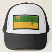 Casquette Drapeau de Saskatchewan (Canada) (Devant)
