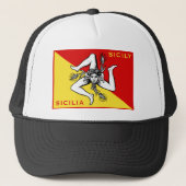 Casquette Drapeau de Sicile (Devant)