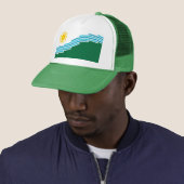 Casquette Drapeau de Spokane, Washington (En situation)