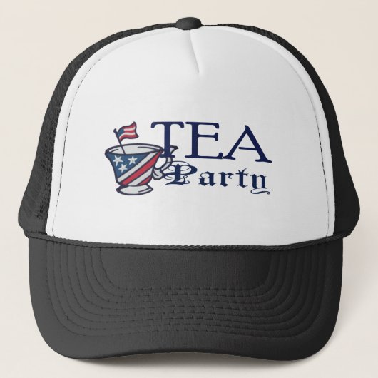 Casquette Drapeau de thé politique (Devant)