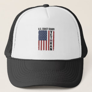 Casquette Drapeau de Vétéran des Garde-Côtes Conception Vect