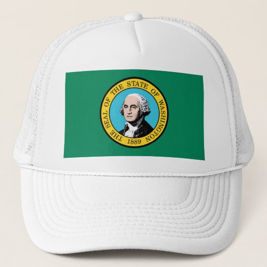 CASQUETTE DRAPEAU DE WASHINGTON (Devant)