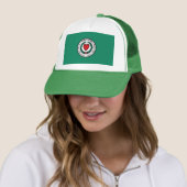 Casquette Drapeau de Worcester, Massachusetts  (En situation)