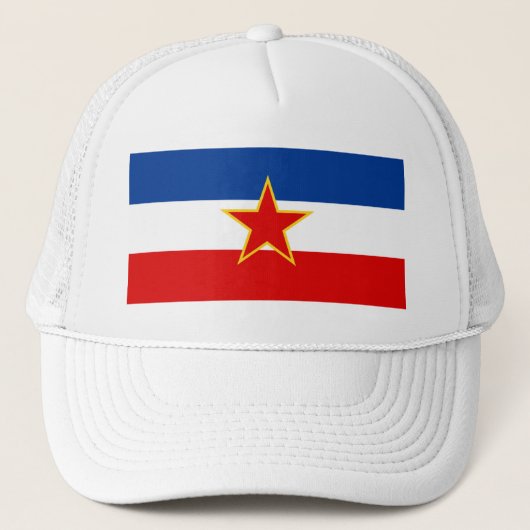 Casquette Drapeau de Yougoslavie (Devant)
