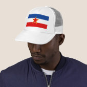 Casquette Drapeau de Yougoslavie (En situation)
