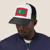 Casquette Drapeau des Maldives (En situation)