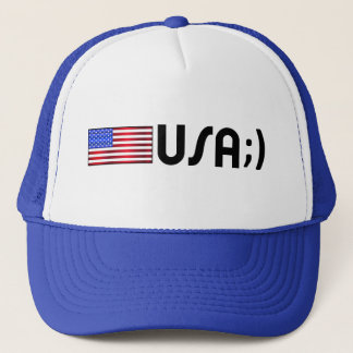 Casquette 'drapeau des USA ; )'