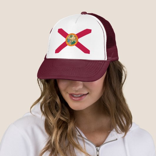 Casquette Drapeau d'État de Floride (En situation)