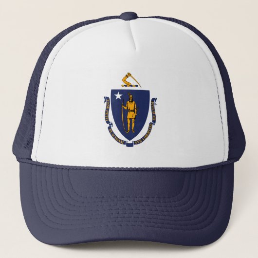 Casquette Drapeau d'État du Massachusetts (Devant)